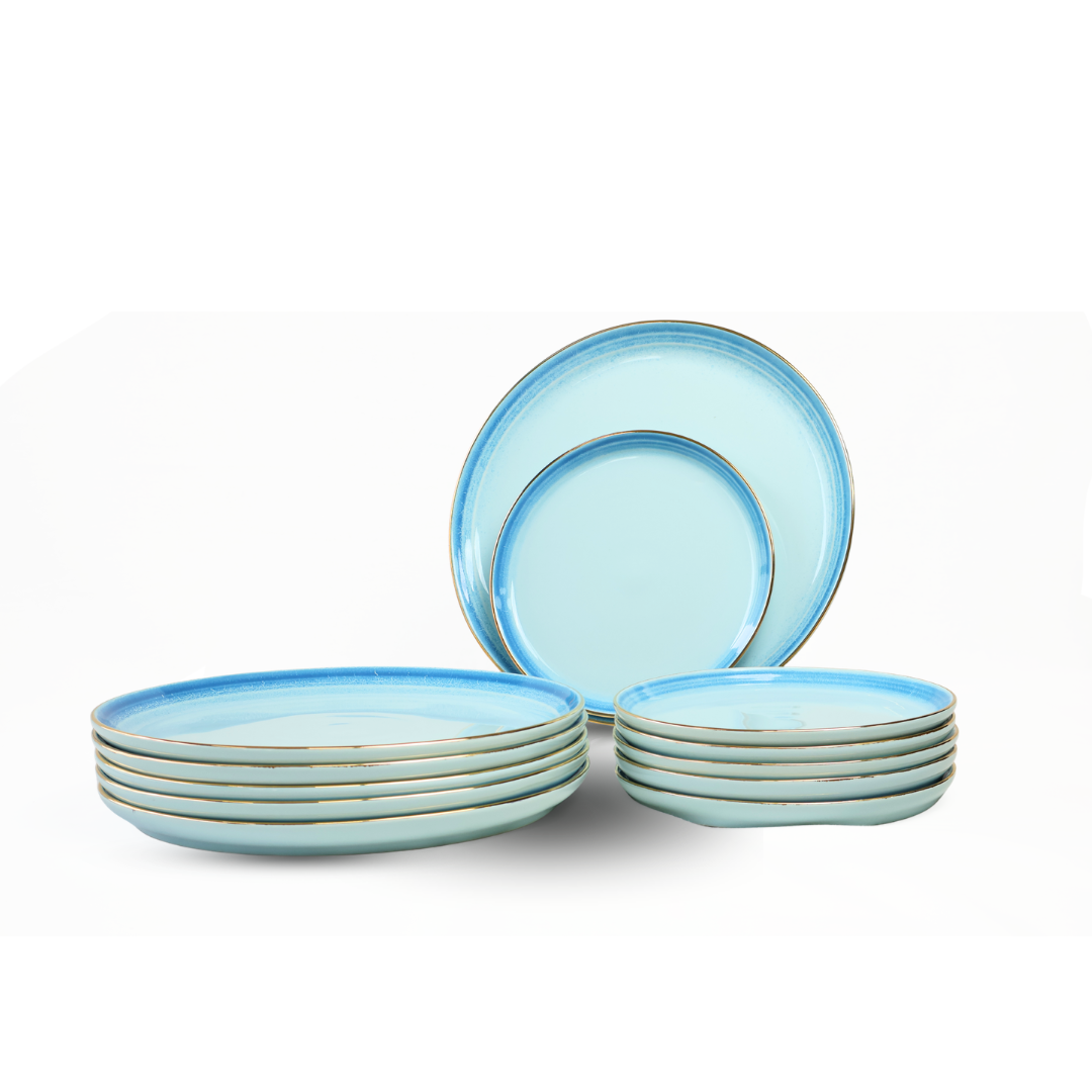 Sky Blue Dinner Set – 20 Pieces