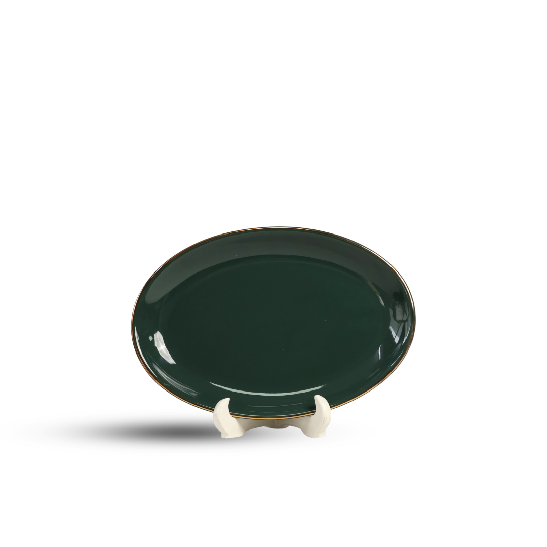 Deep Emerald Green Dinner Set – 20 Pieces