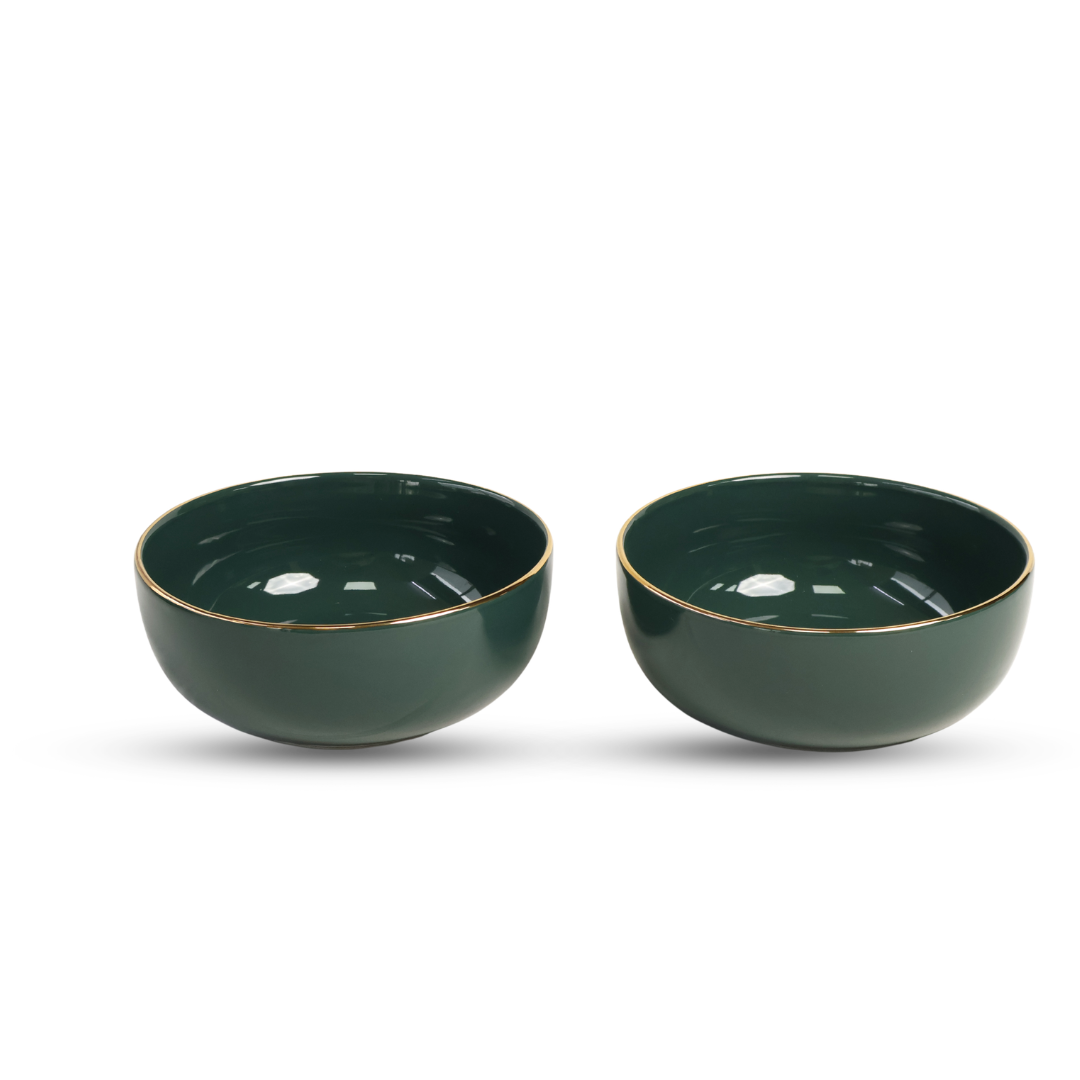 Deep Emerald Green Dinner Set – 20 Pieces