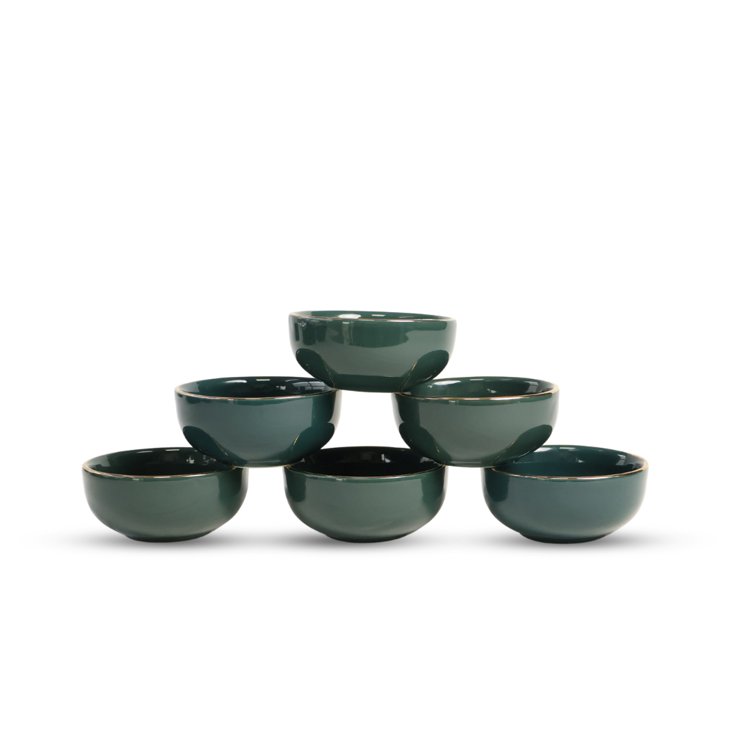 Deep Emerald Green Dinner Set – 20 Pieces