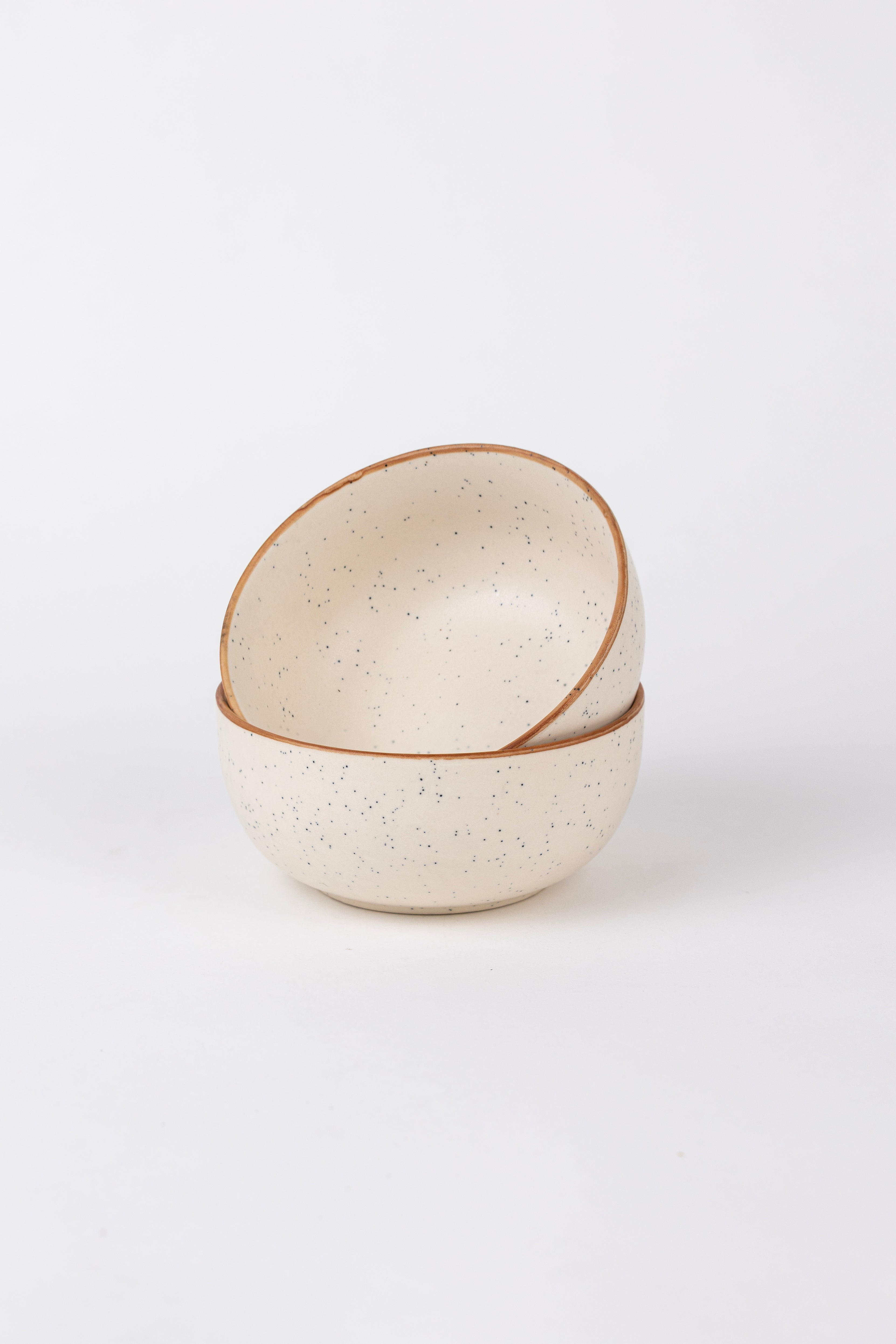 White Speckled Dinner Set Ceramic