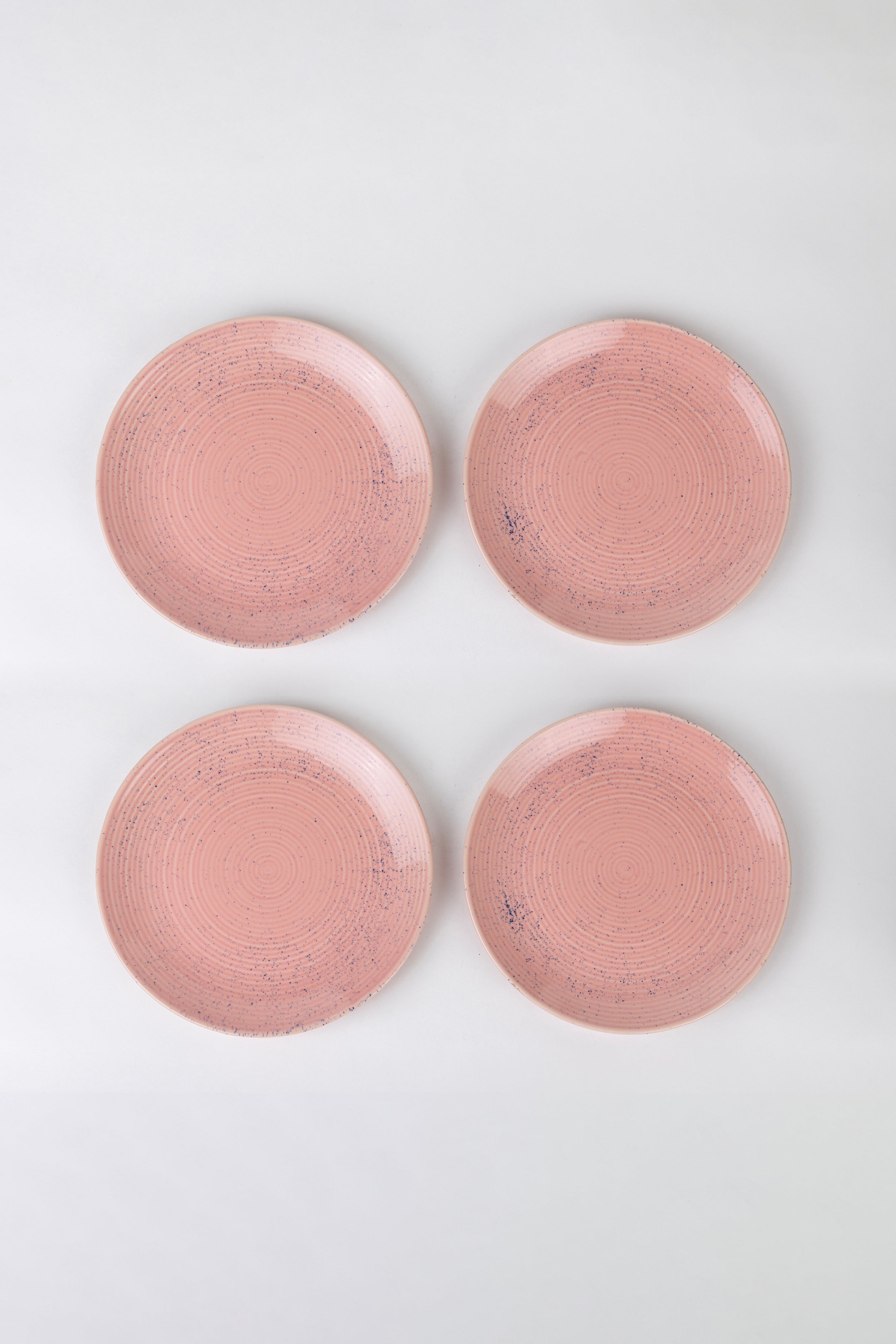 Pink Spiral Dinner Set Ceramic
