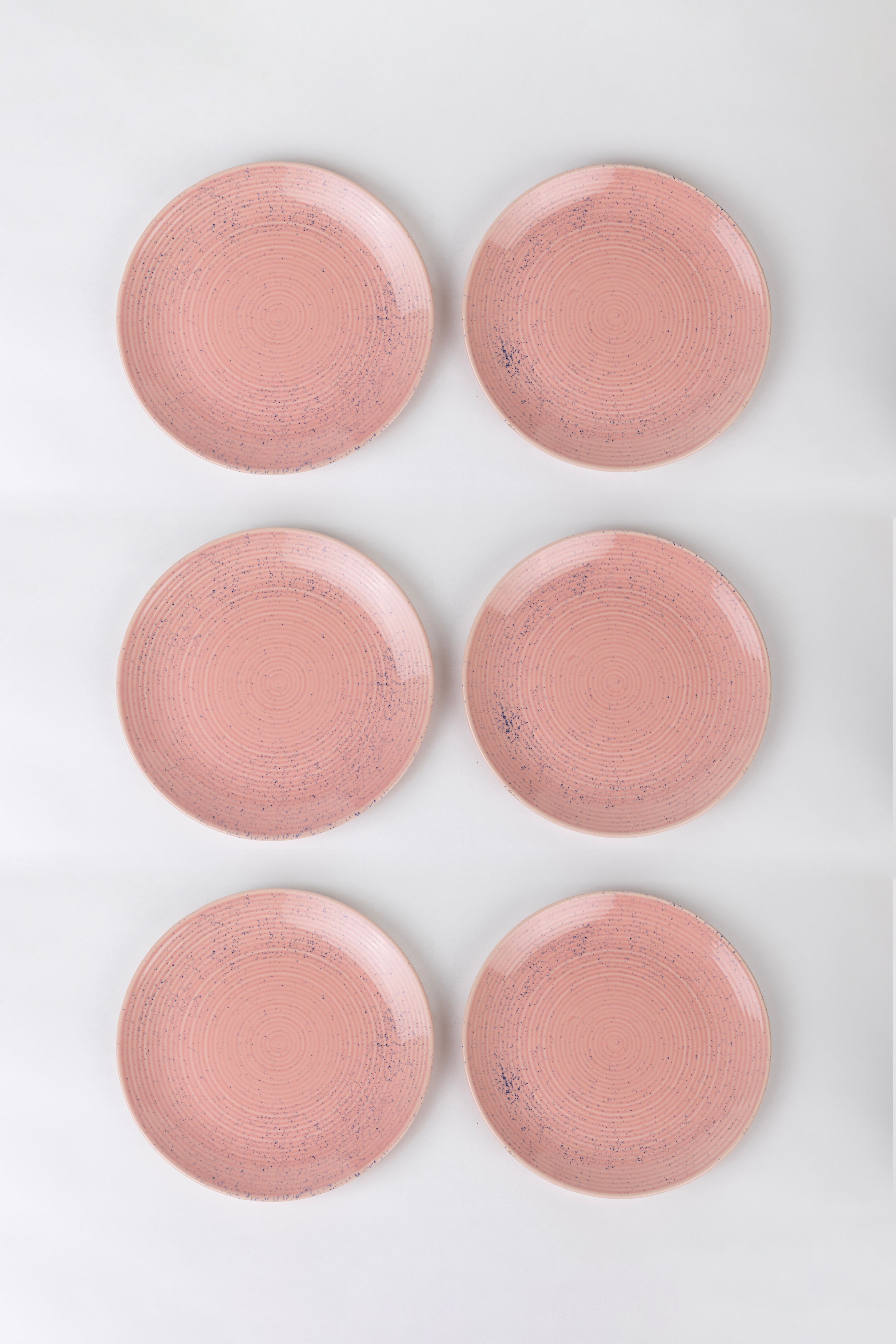 Pink Spiral Dinner Set Ceramic