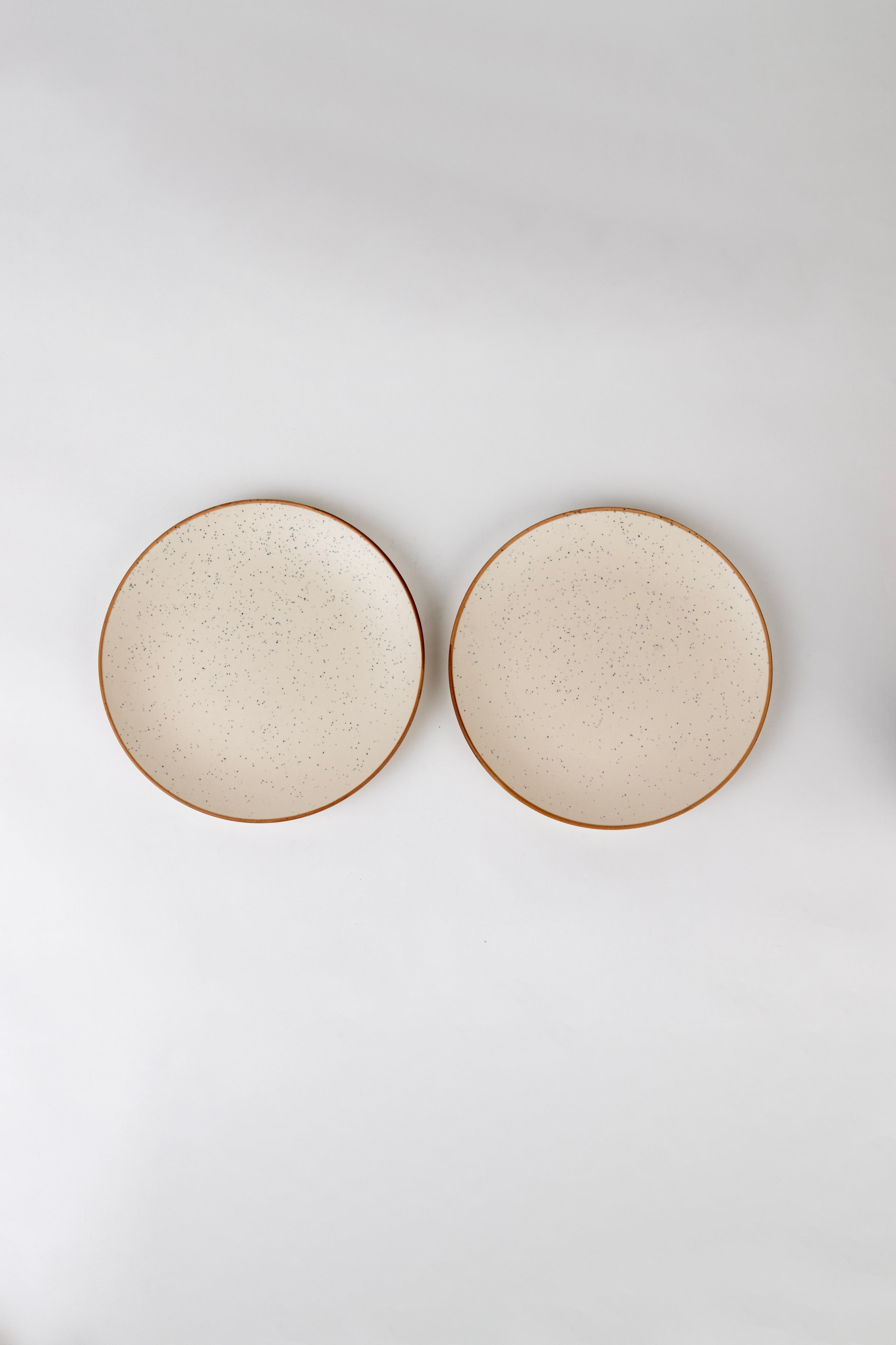 White Speckled Dinner Set Ceramic