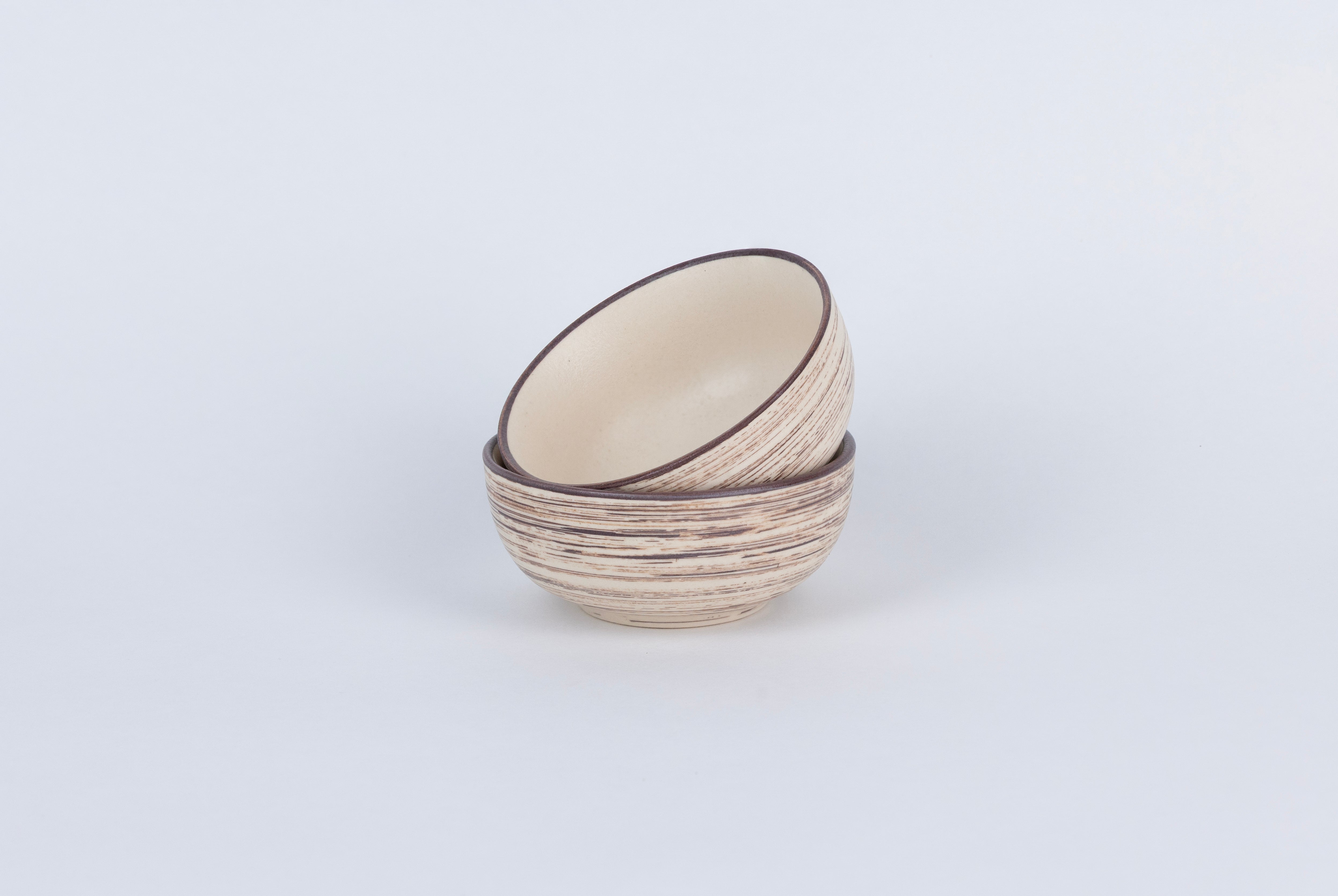 White Spiral Dinner Set Ceramic