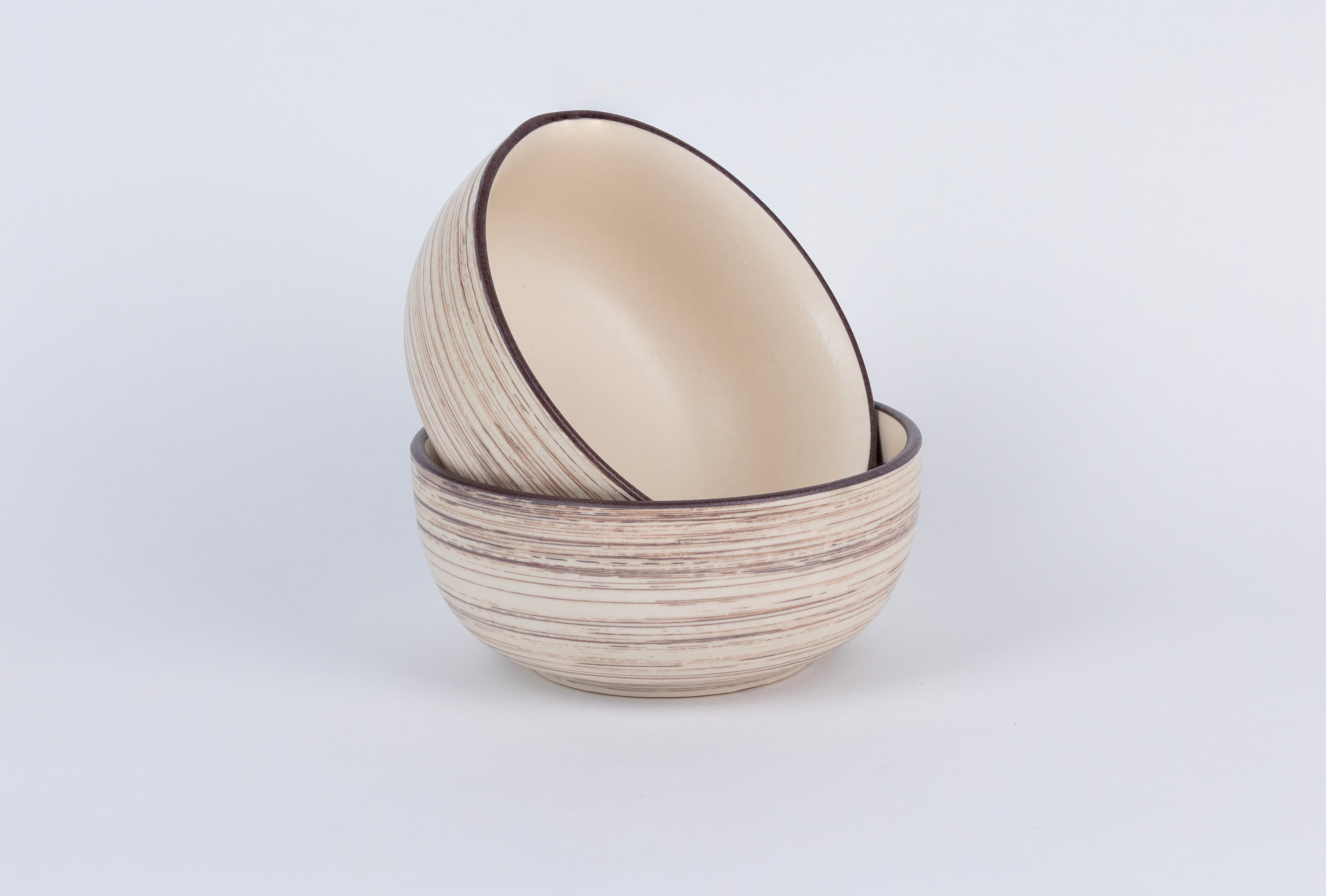 White Spiral Dinner Set Ceramic