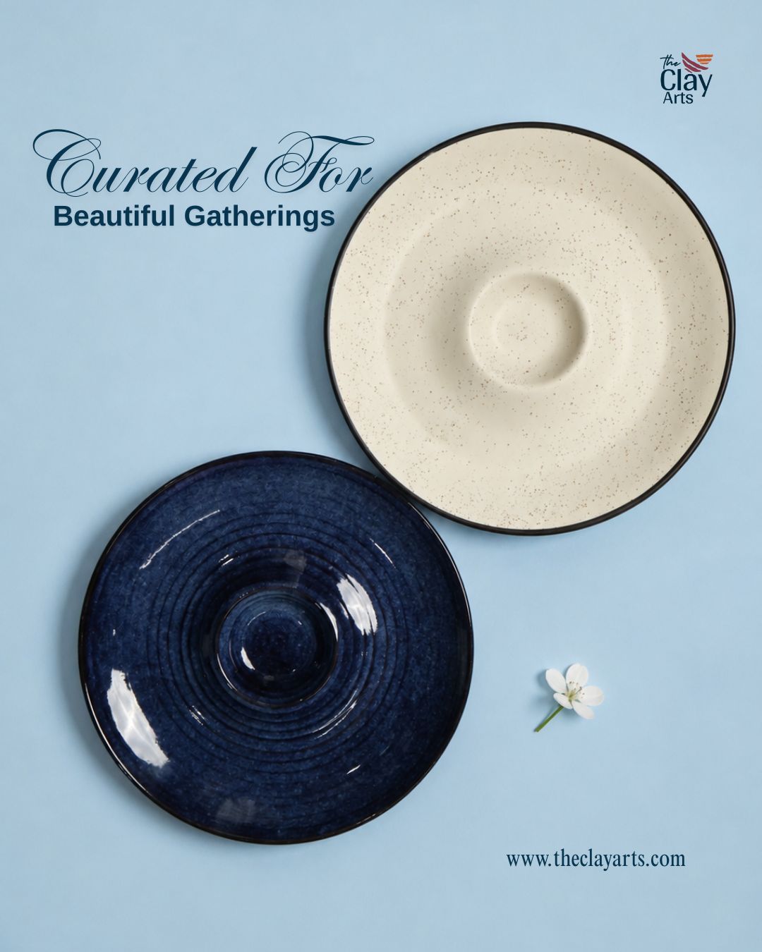 Ceramic Chip Dip Platter