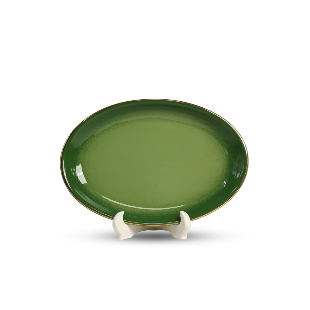 Olive Green Dinner Set – 20 Pieces