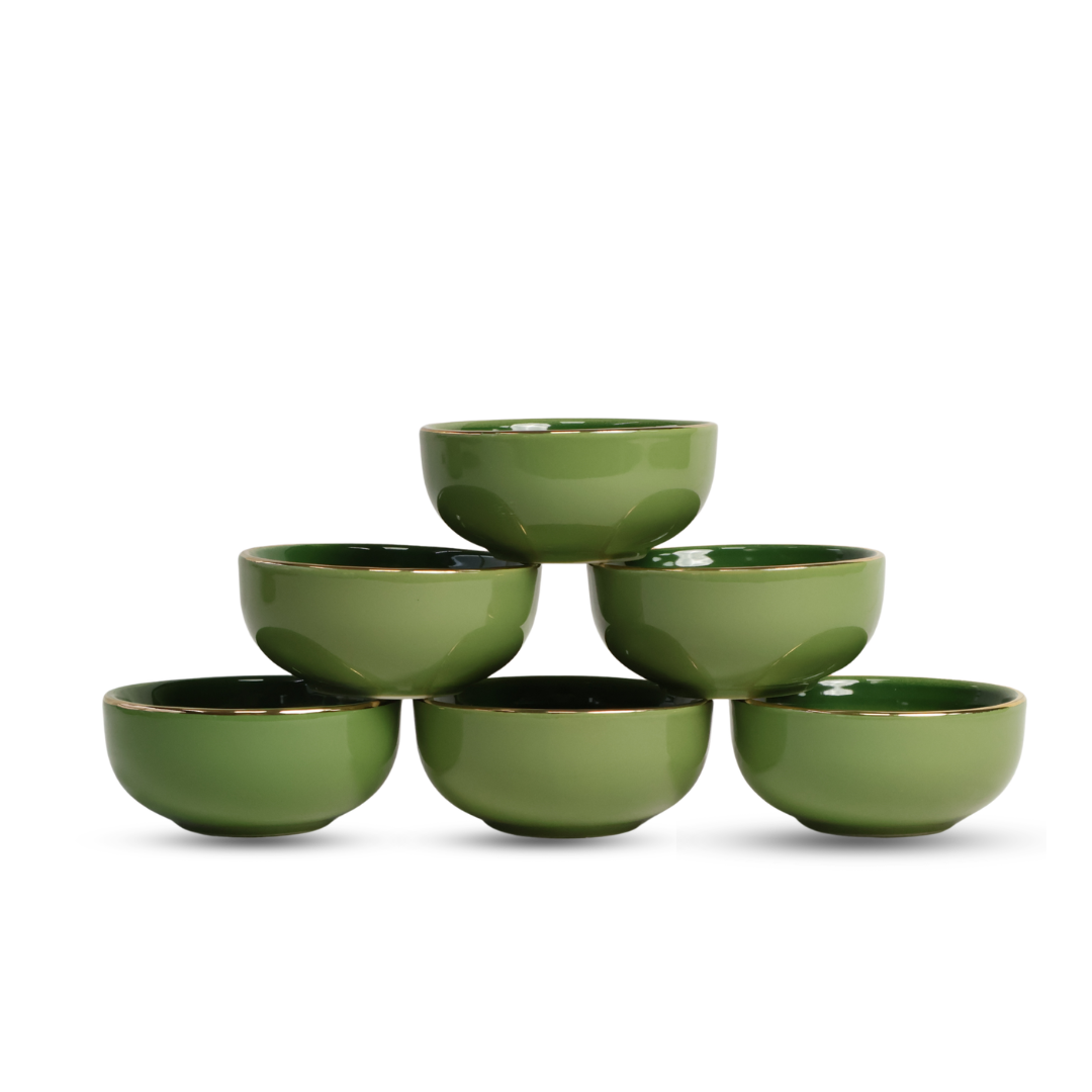 Olive Green Dinner Set – 20 Pieces