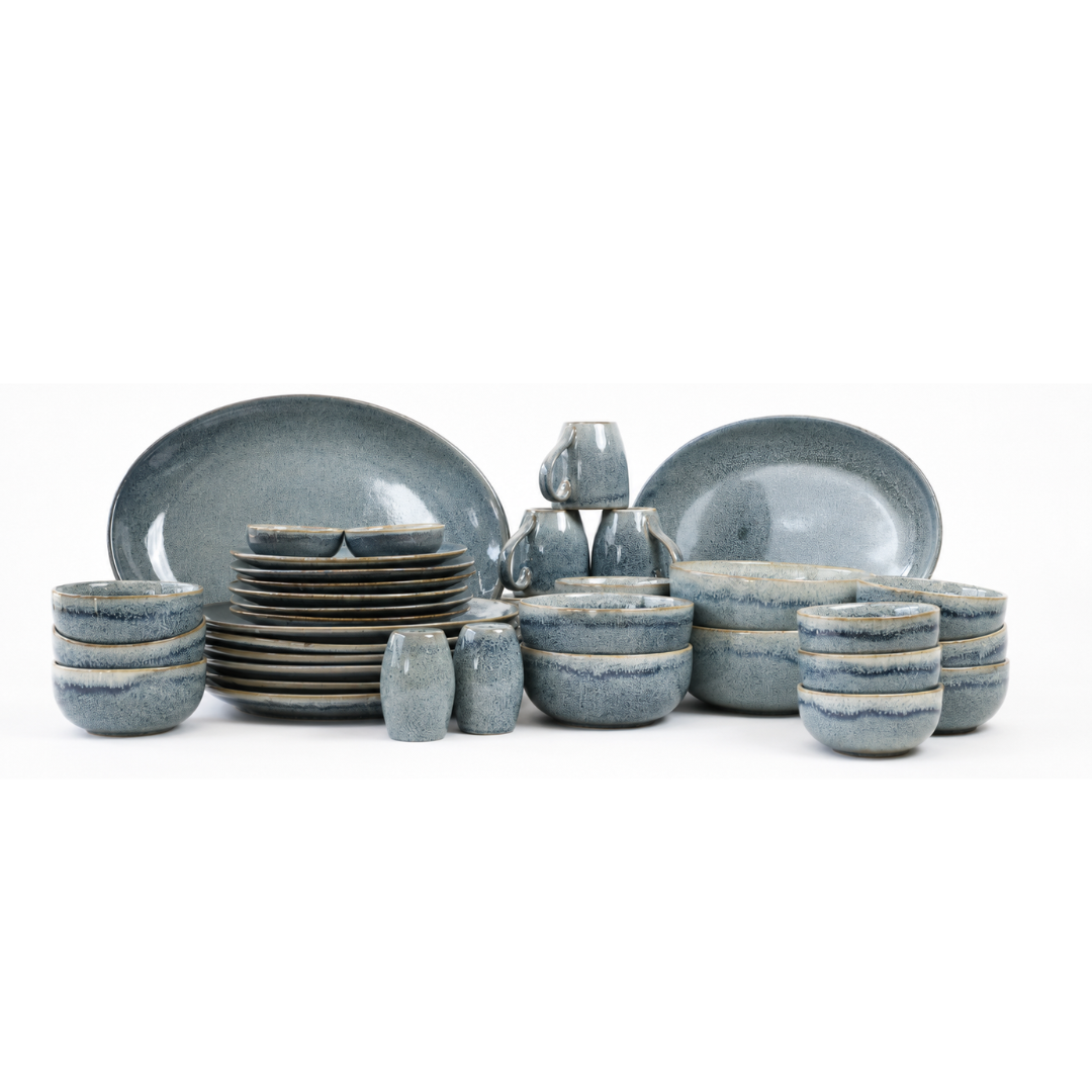 Grey Reactive Dinner Set – 20 Pieces