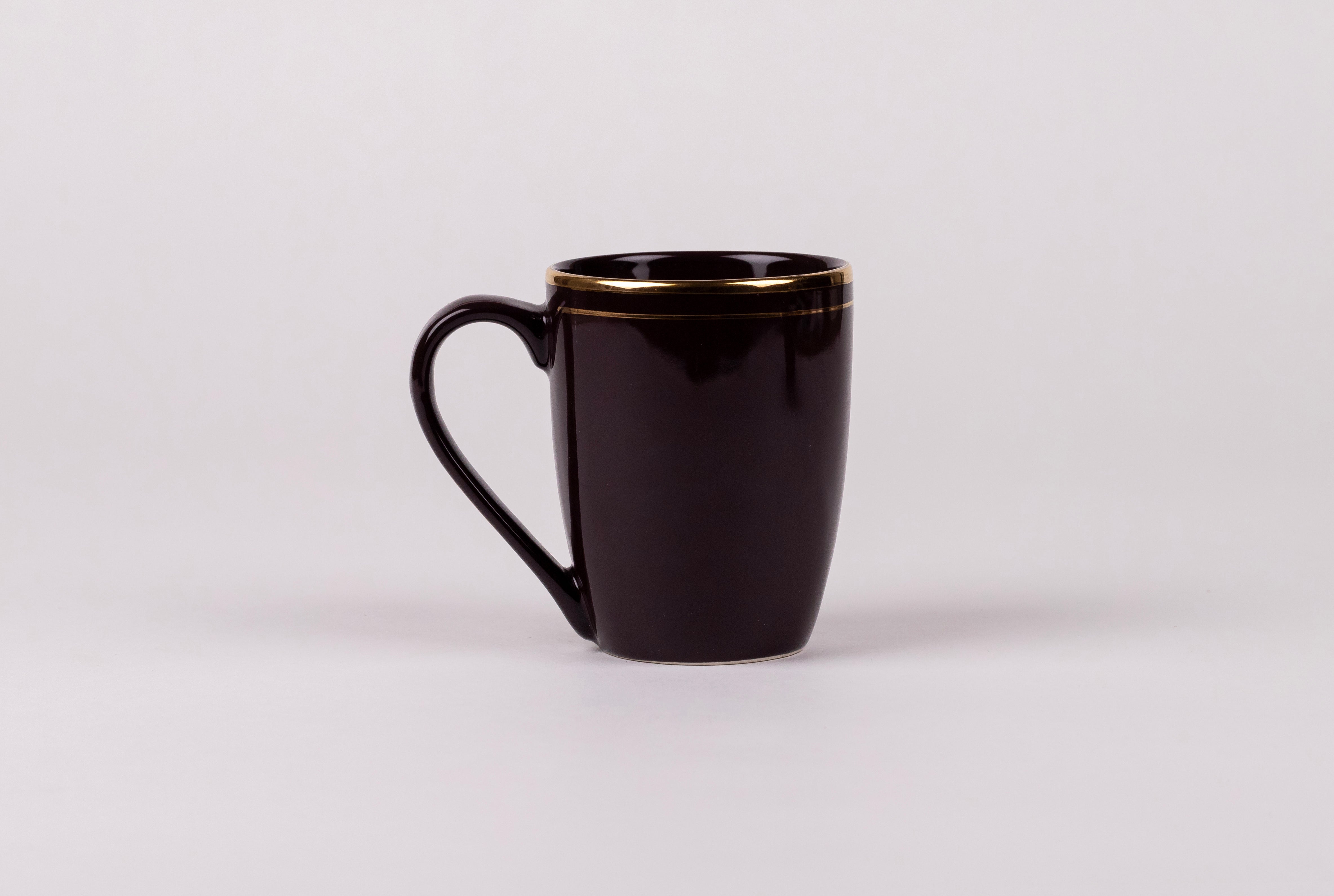 Purple Gold Lining Mug Set