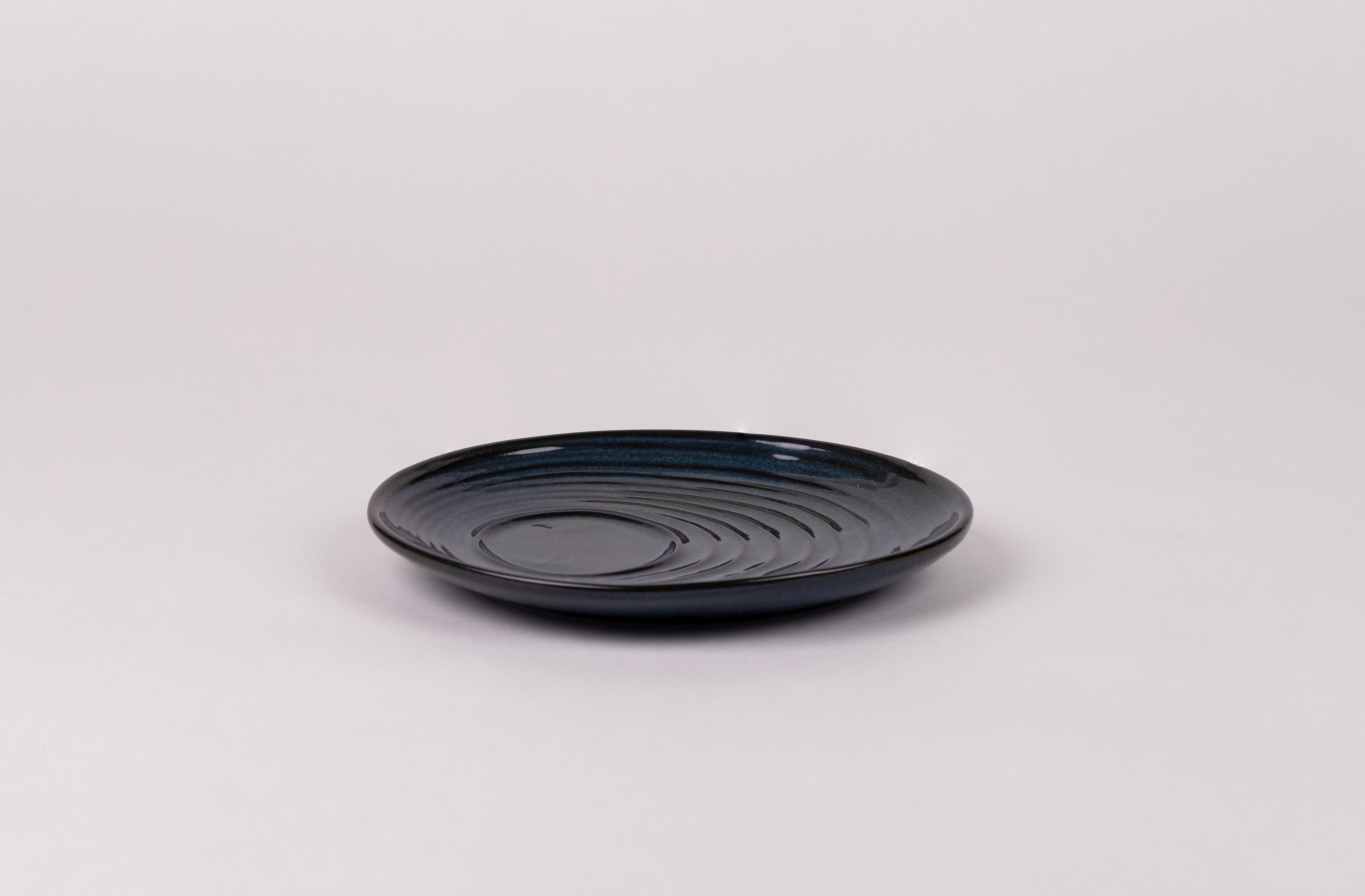 Midnight Blue Cappuccino Cup & Saucer