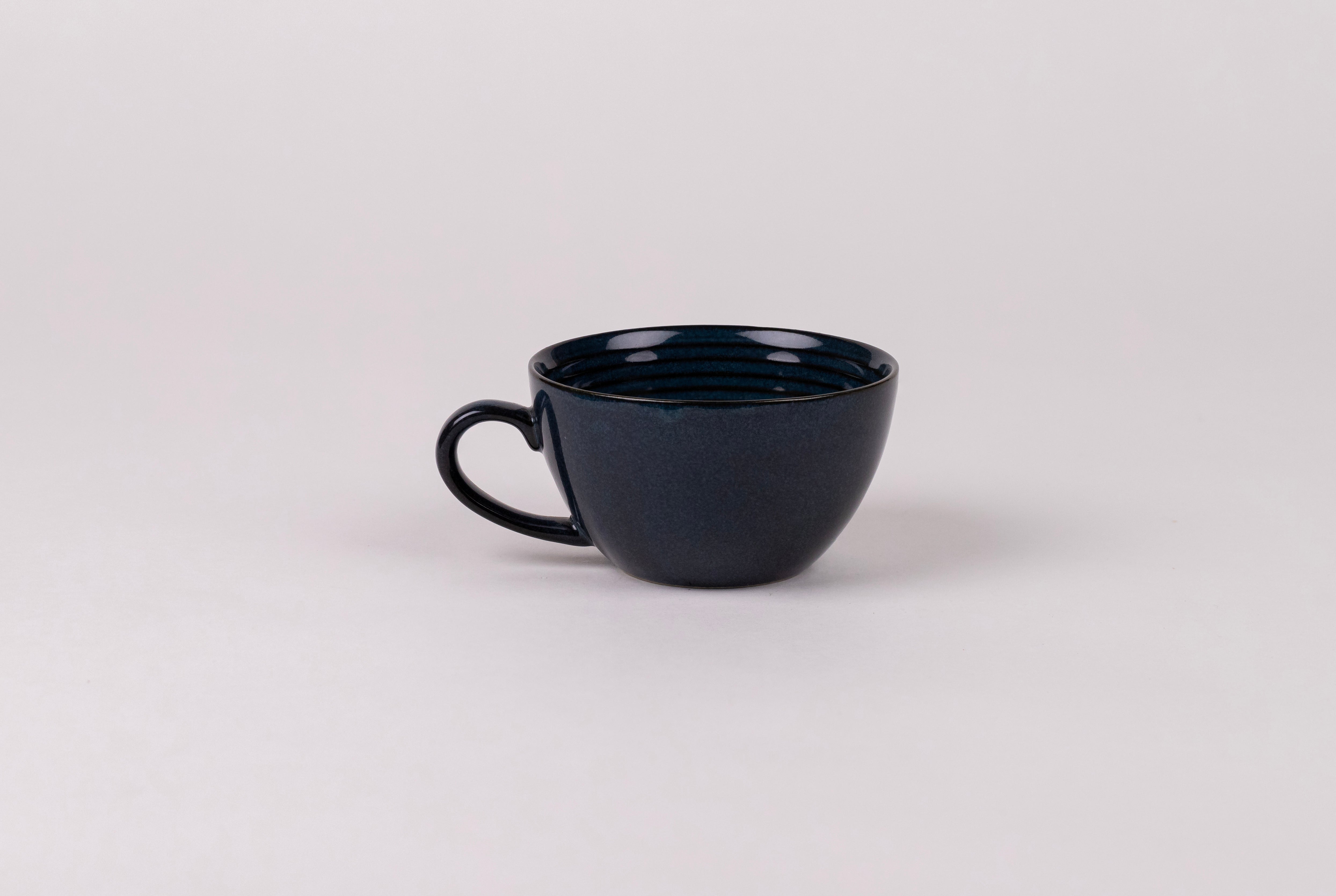 Midnight Blue Cappuccino Cup & Saucer