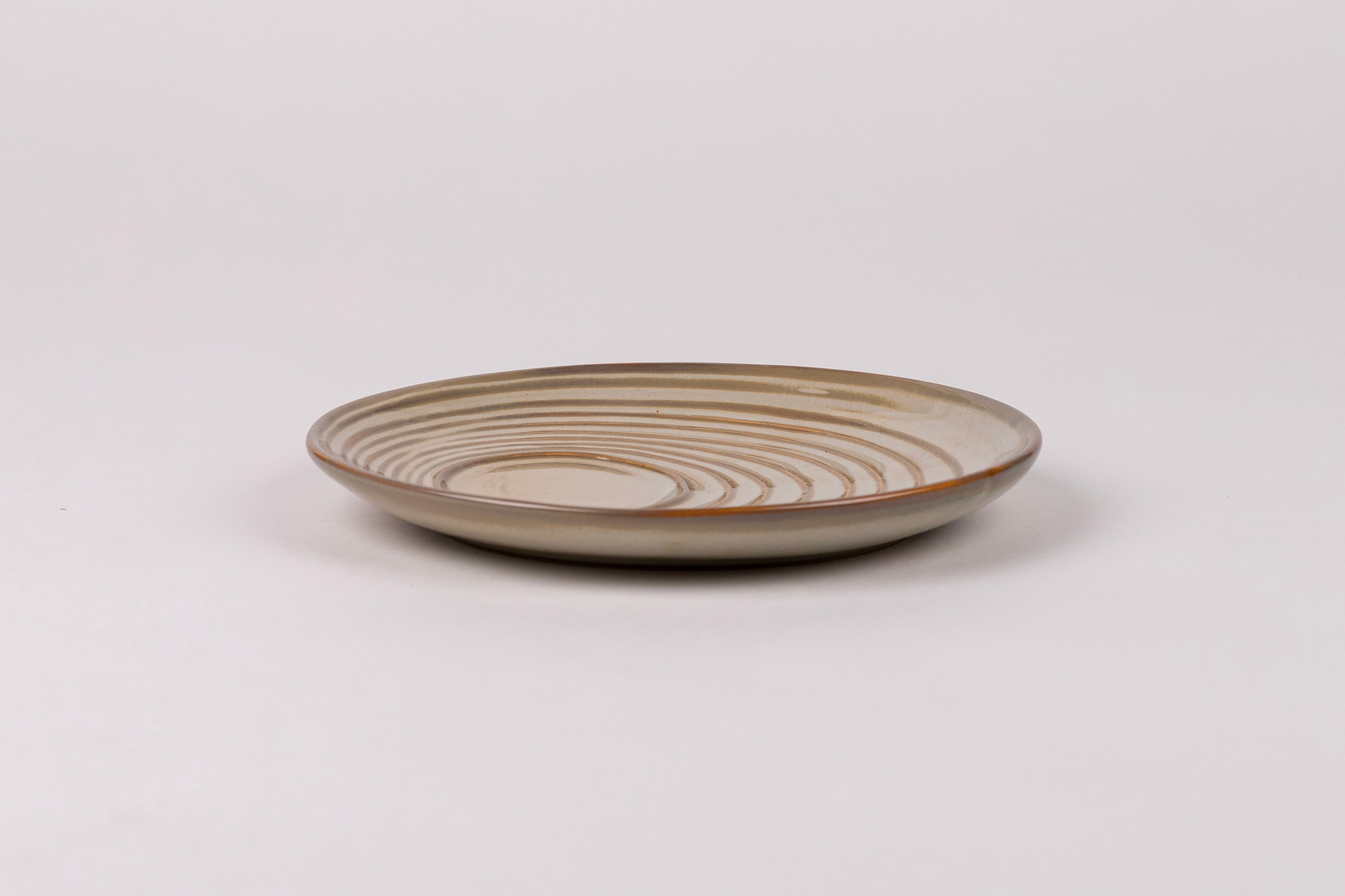 Beige Cappuccino Cup & Saucer