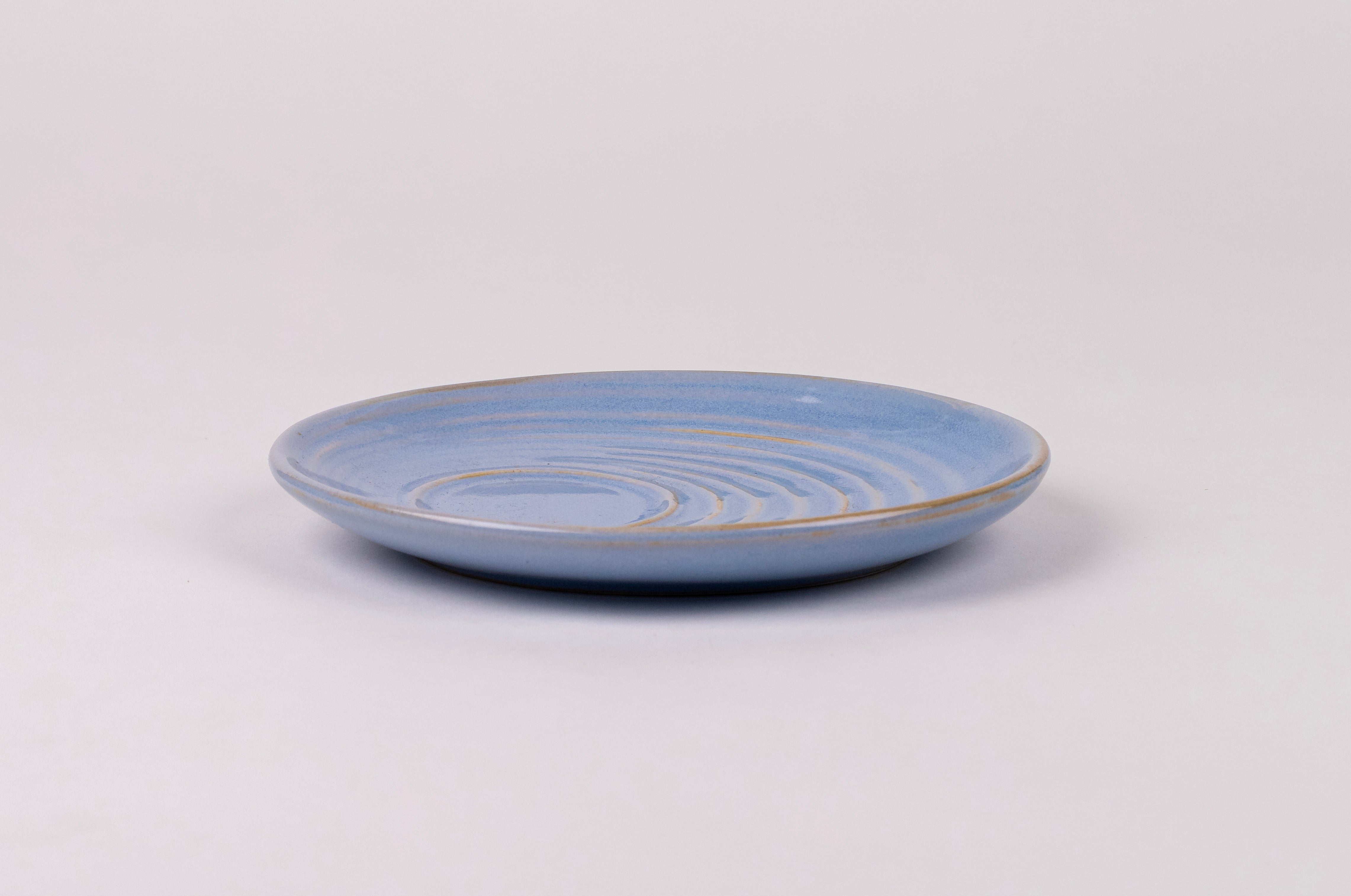 Sky Blue Cappuccino Cup & Saucer