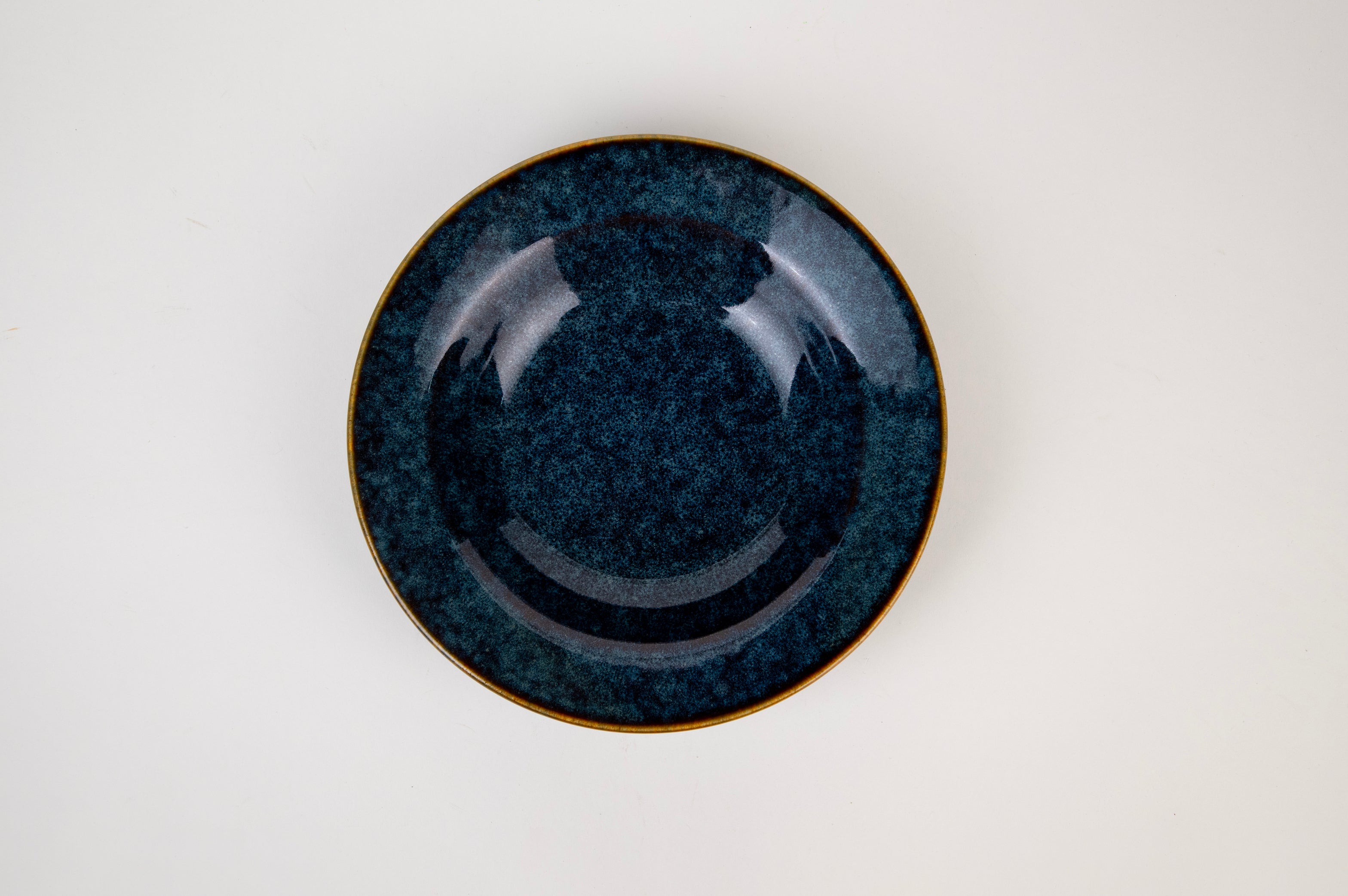 Reactive Blue Pasta Plates