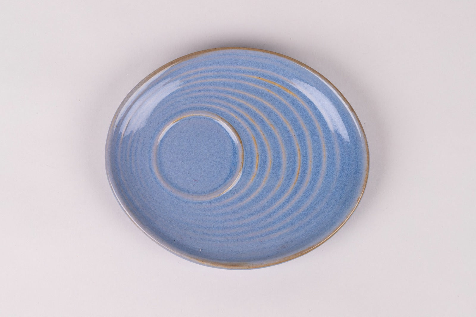 Sky Blue Cappuccino Cup & Saucer