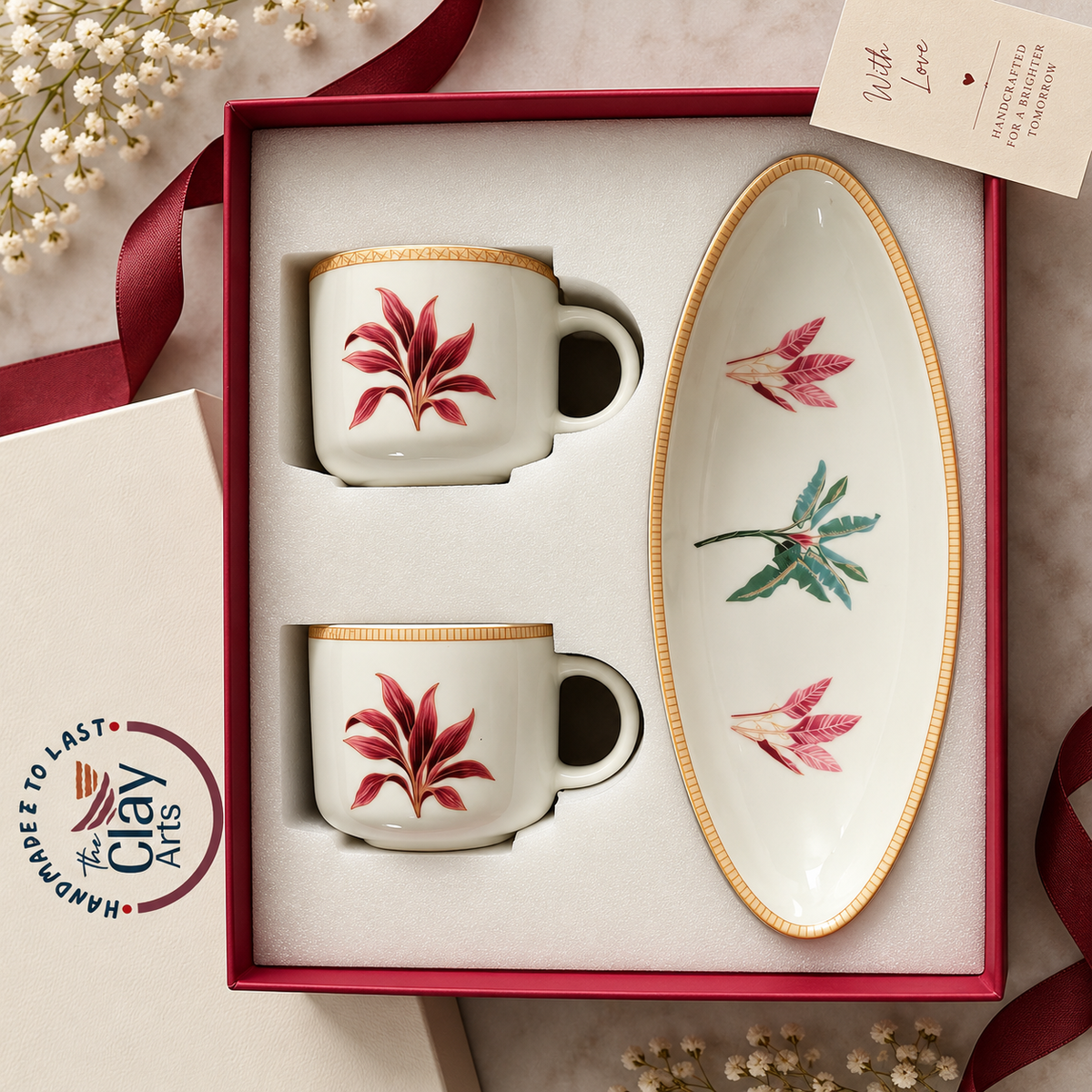 Boat Platter & Mug Gift Set