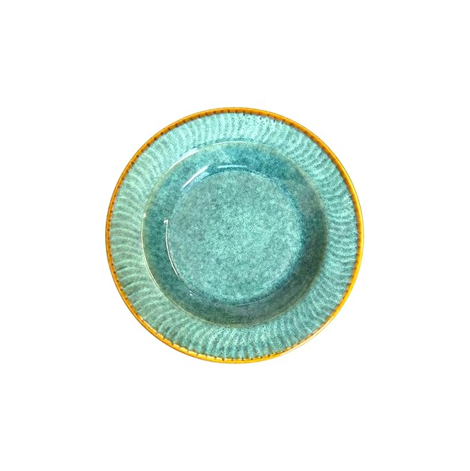 Ocean Green Pasta Plate – Premium Ceramic Serveware