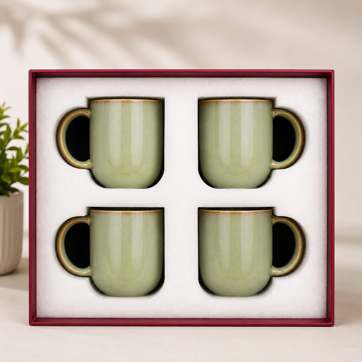 Sage Green Mug Gift Set