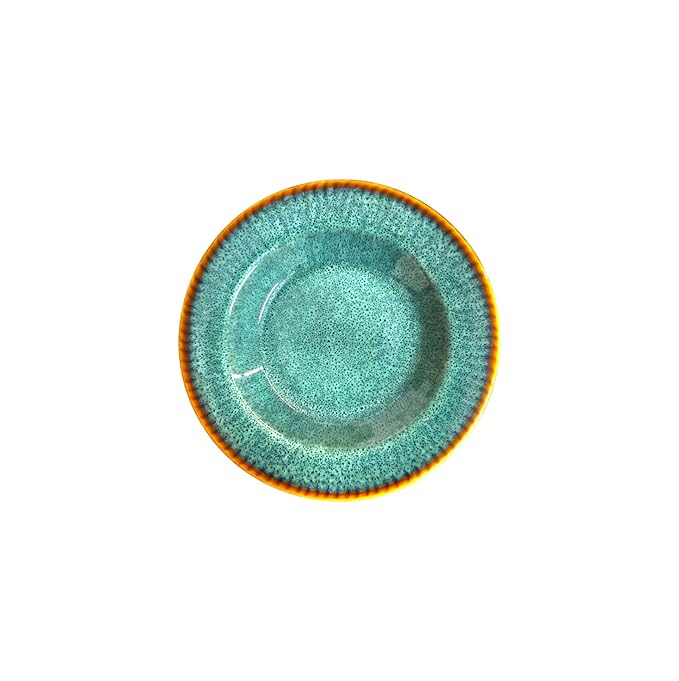 Ocean Green Pasta Plate – Premium Ceramic Serveware